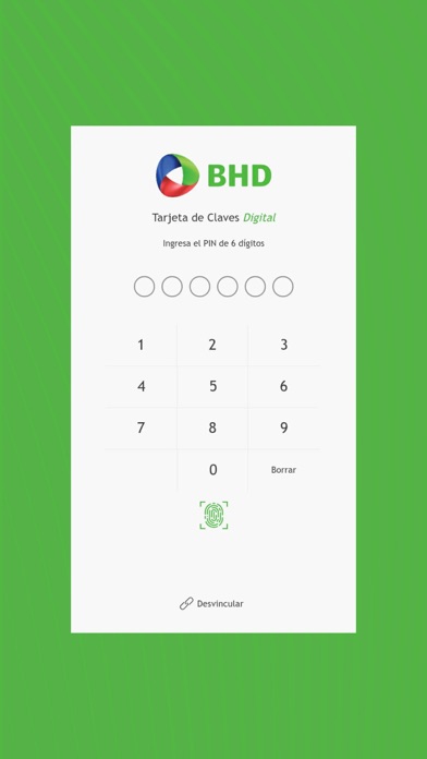 Tarjeta de Claves Digital BHD Screenshot