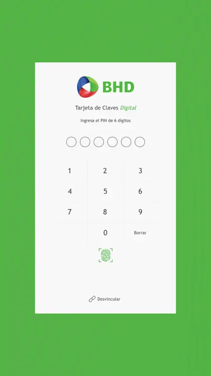 Screenshot 3 di 6 di Tarjeta de Claves Digital BHD
