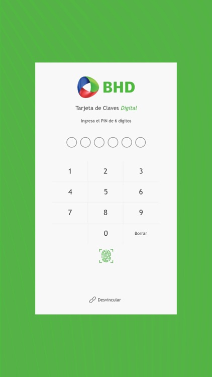 Tarjeta de Claves Digital BHD