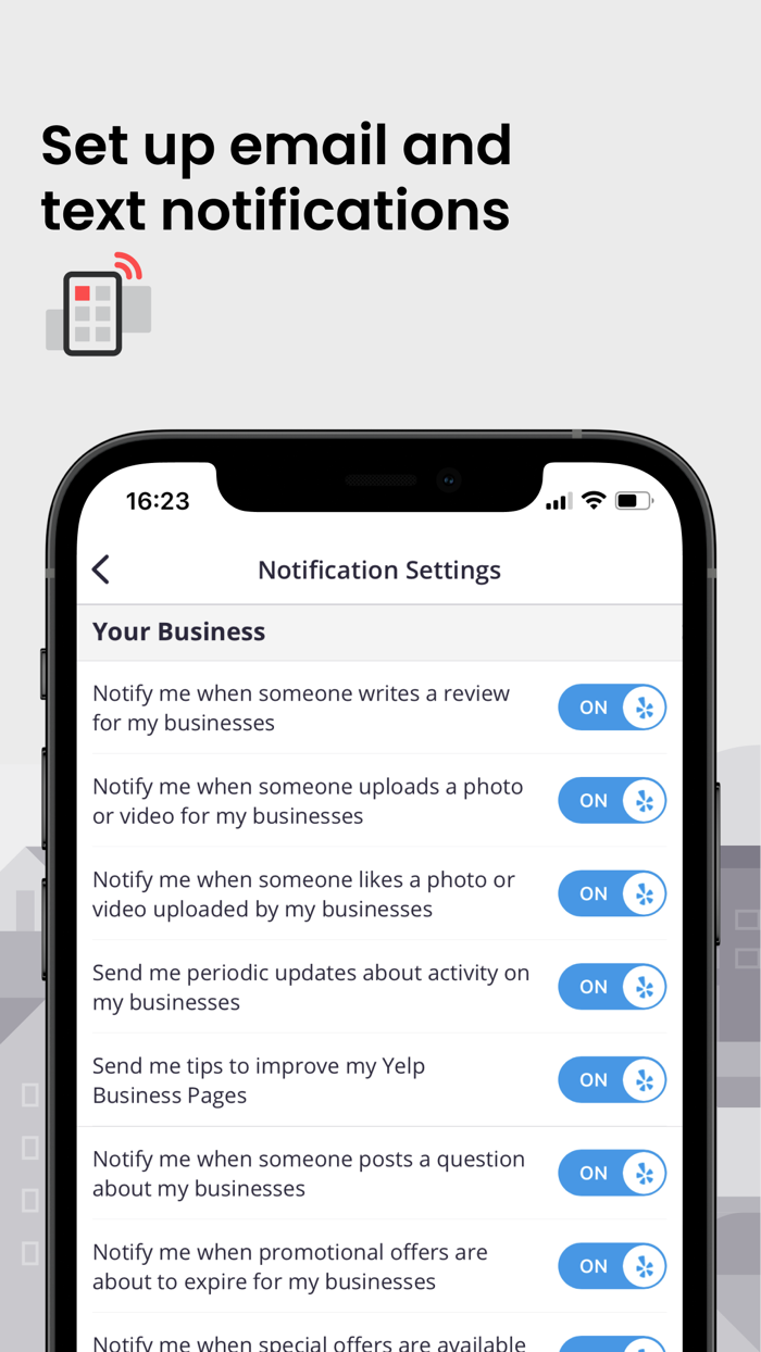 Yelp for Business App