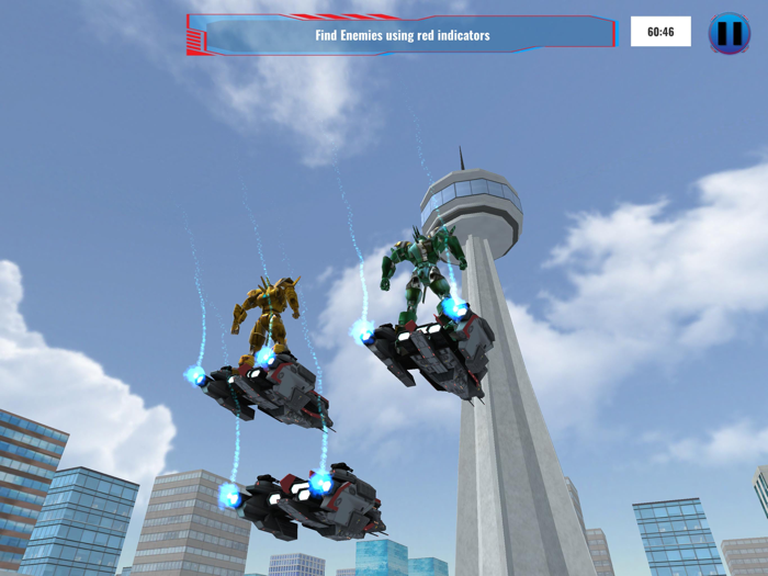 Wolf Robot Car Transform Games