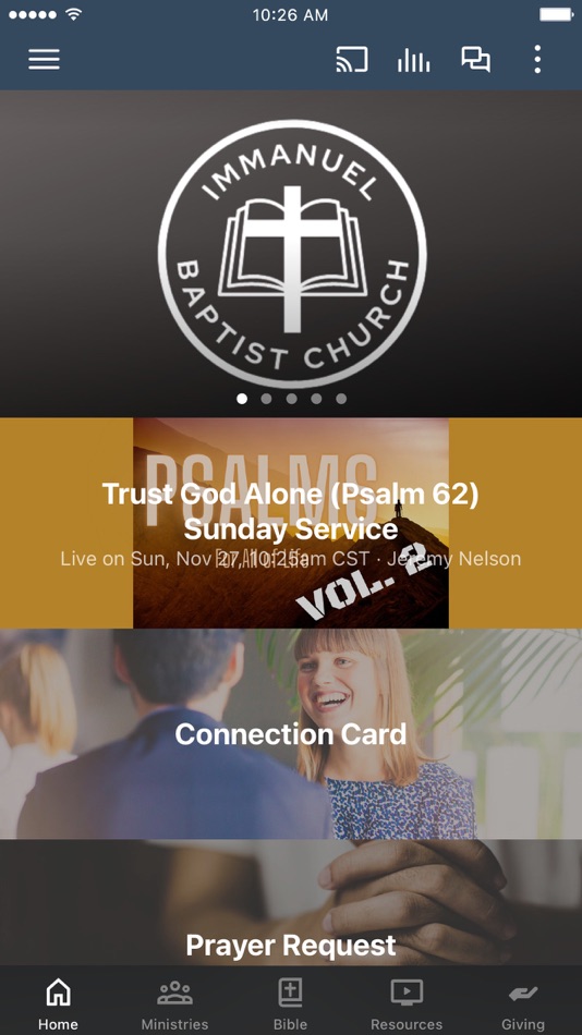 #1. IBC - Beulah (iOS) 由: Immanuel Baptist Church (Beulah)