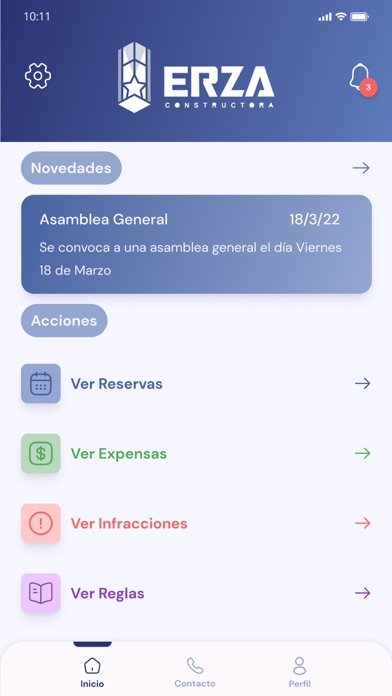 ERZA Constructora Screenshot