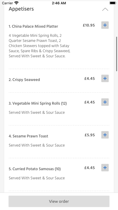 China Palace, Earlsfield Screenshot