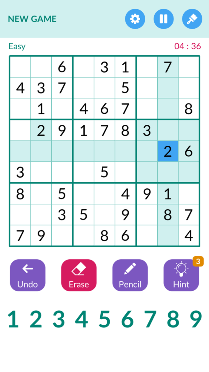 SudokuBrain Puzzle Game