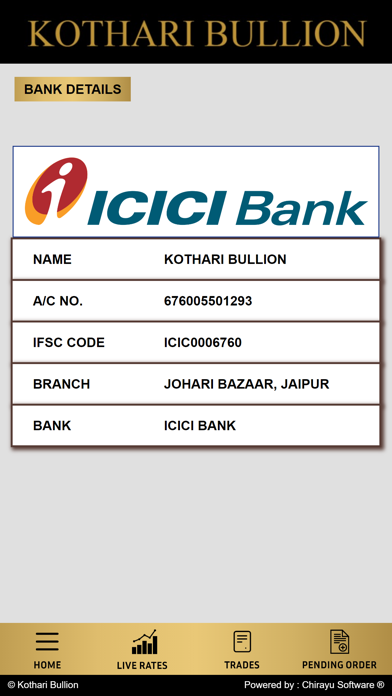 Kothari Bullion Spot Screenshot