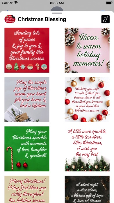 Christmas Blessings Screenshot
