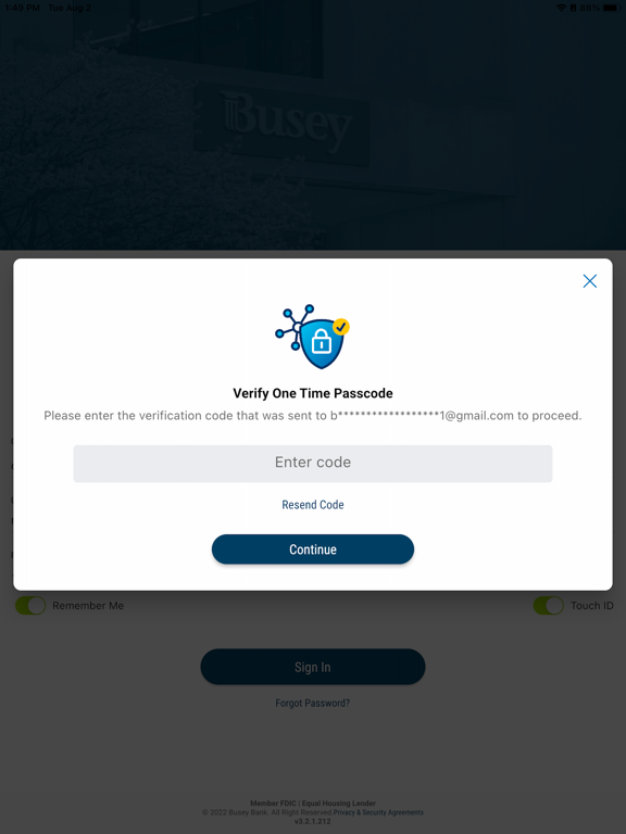 Busey Business Access iPad screenshot 6 - Business app