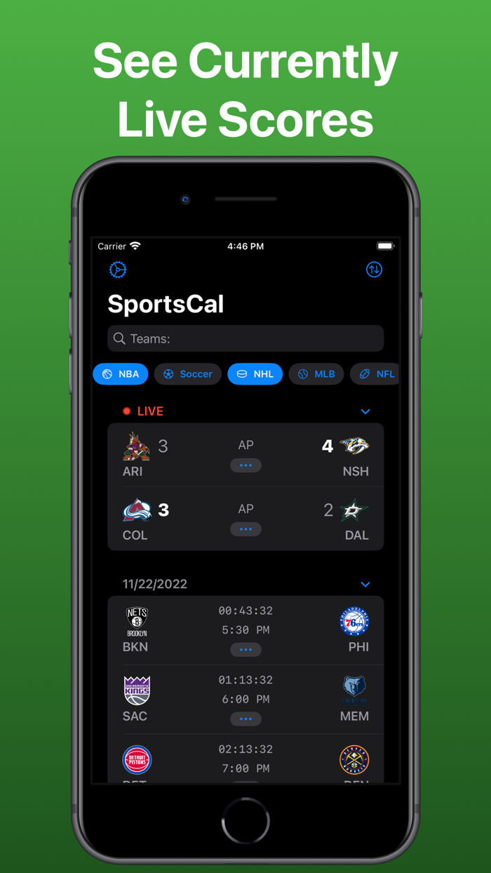 Sports Tracker and Game Alerts