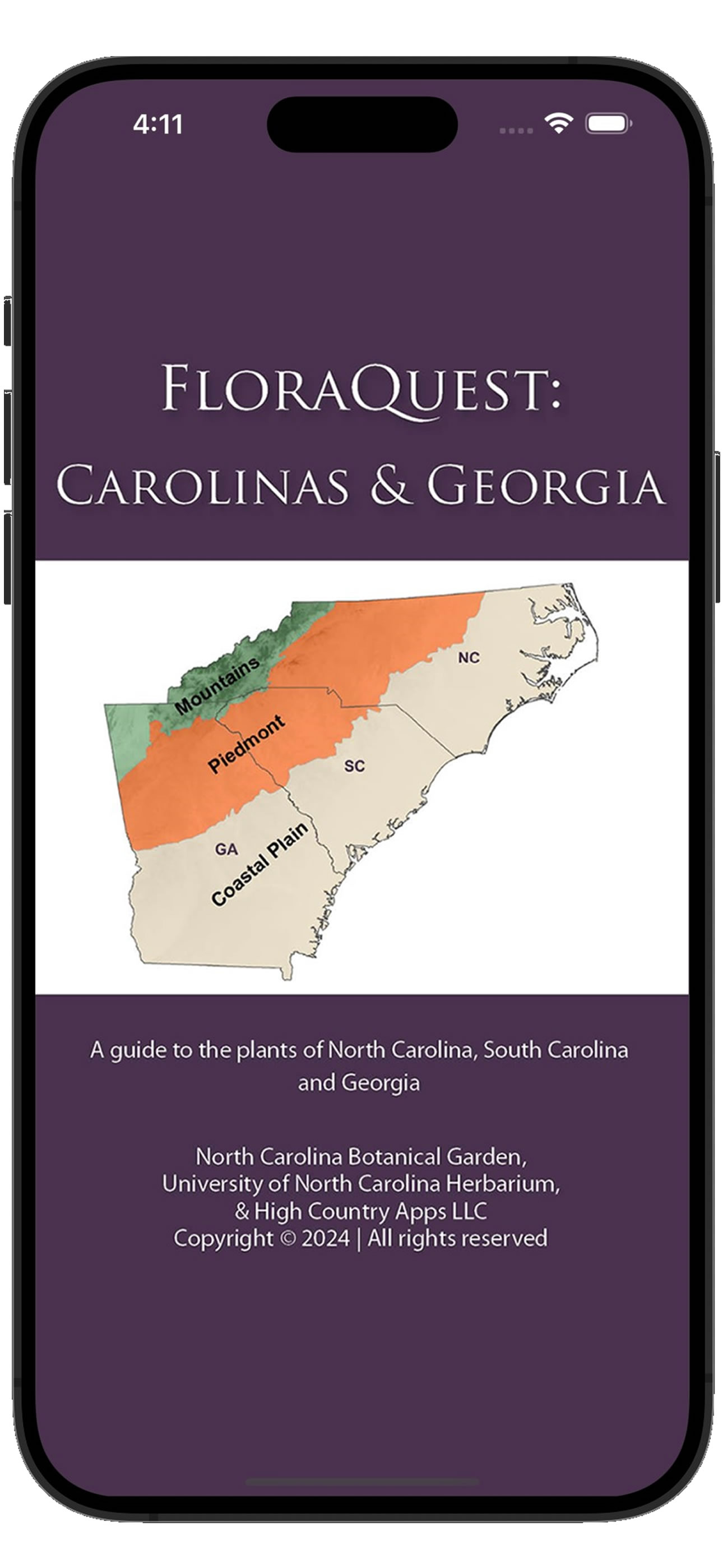 FloraQuest: Carolinas, Georgia