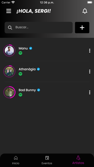 Eventgow Screenshot
