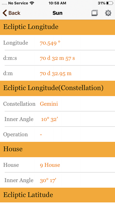 assistance JIKU 2 - horoscope Screenshot