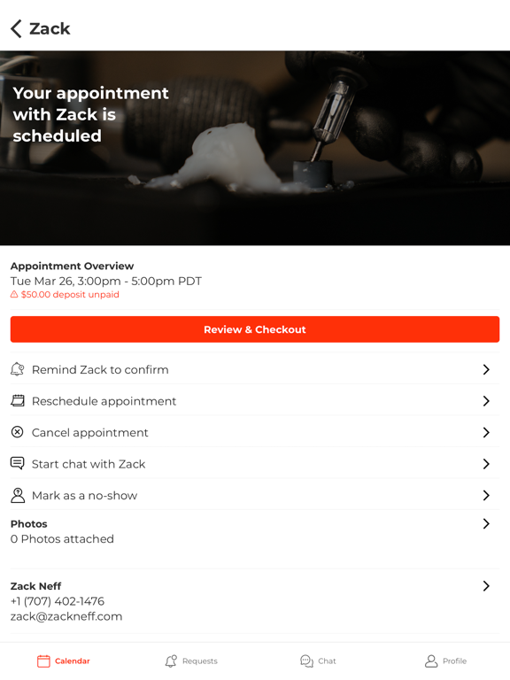 Porter iPad screenshot 1 - Productivity app