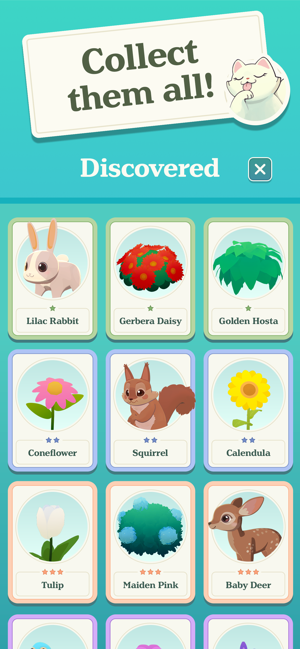 ‎Garden Tails: Match and Grow Screenshot