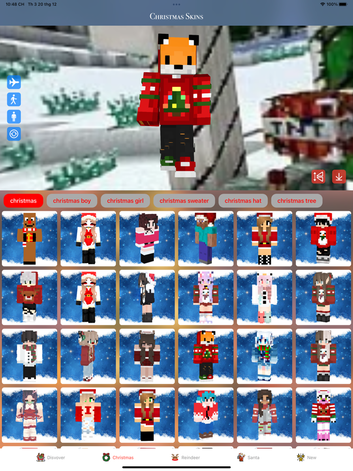 CHRISTMAS SKINS FOR MINECRAFT