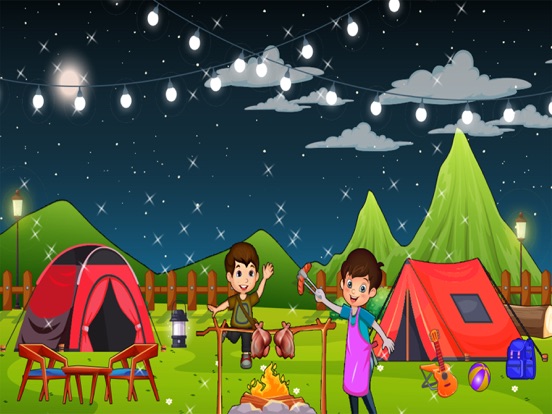 BBQ Summer Camp Vacation iPad screenshot