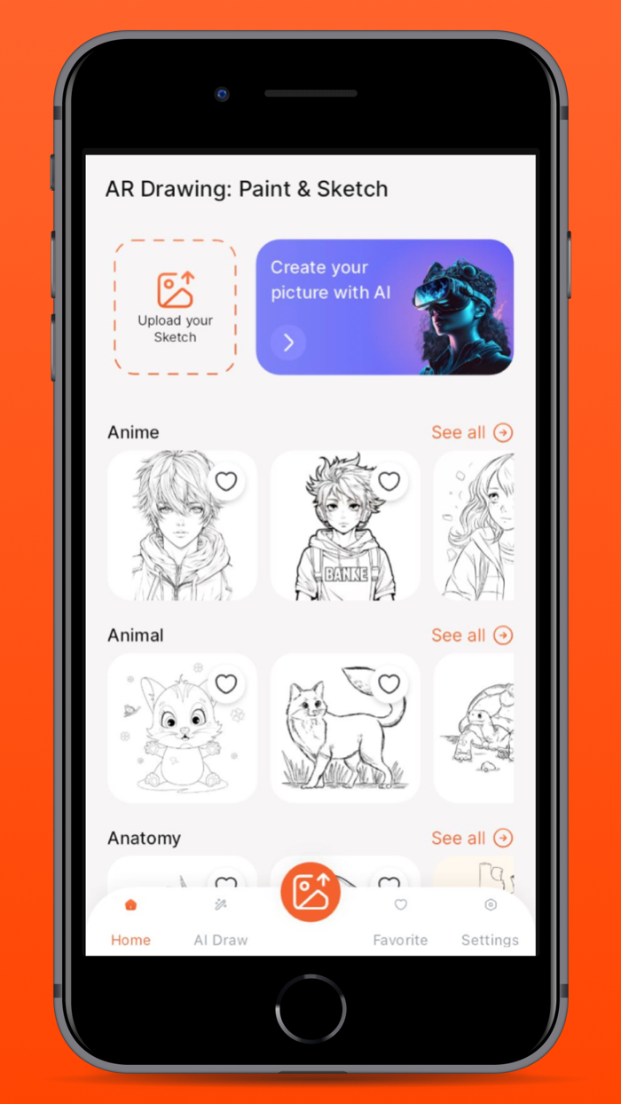 AR Drawing Sketch - Paint