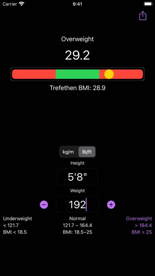 #2. Simple BMI evaluator (iOS) 由: Sonya Marcarelli