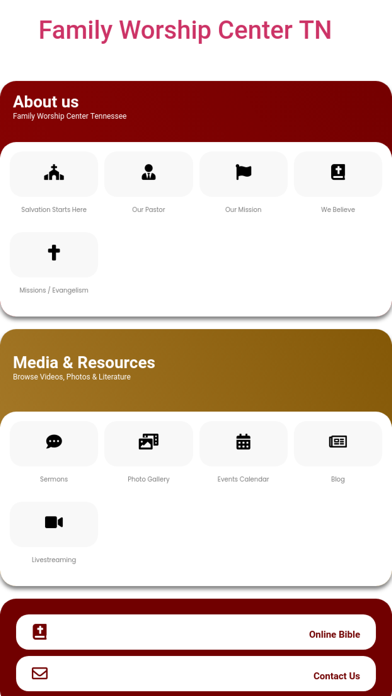 Screenshot 1 of Family Worship Center (TN) App