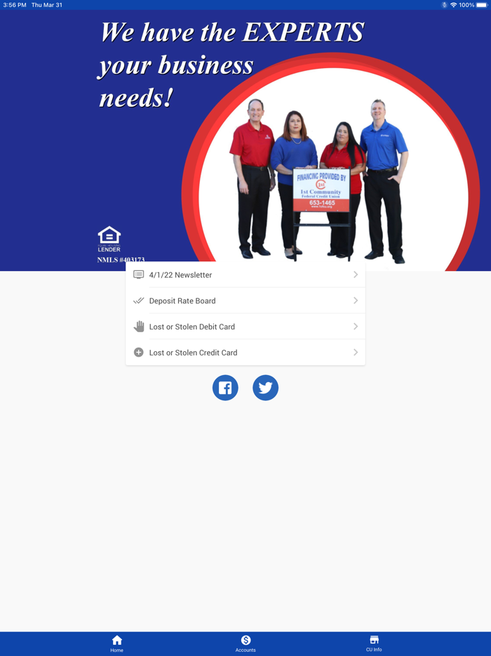 1st Community FCU Business