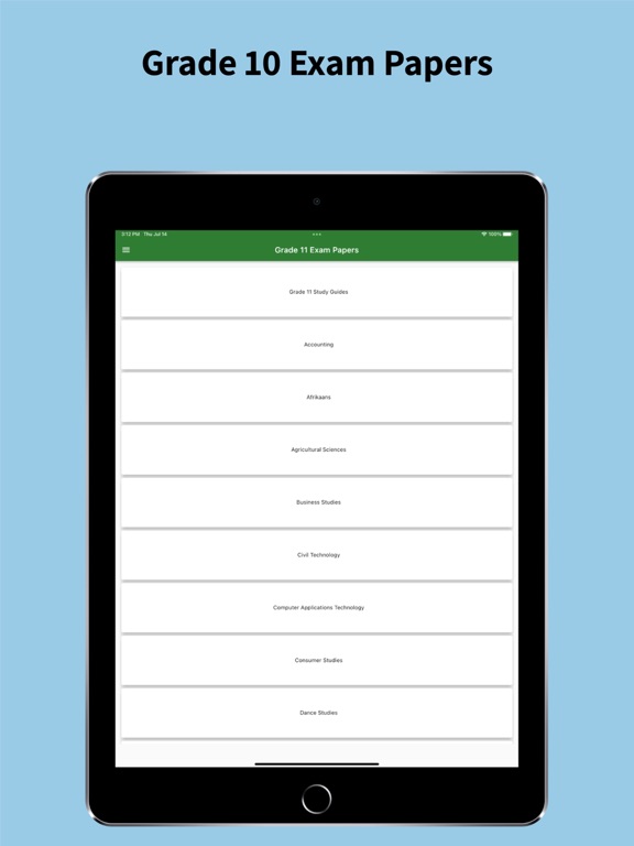 Grade 10 Exam Papers