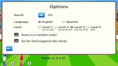 Soccer Times Tables Lite screenshot 4