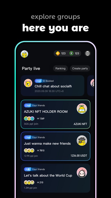 Knoknok-NFT Avatar Group Chat