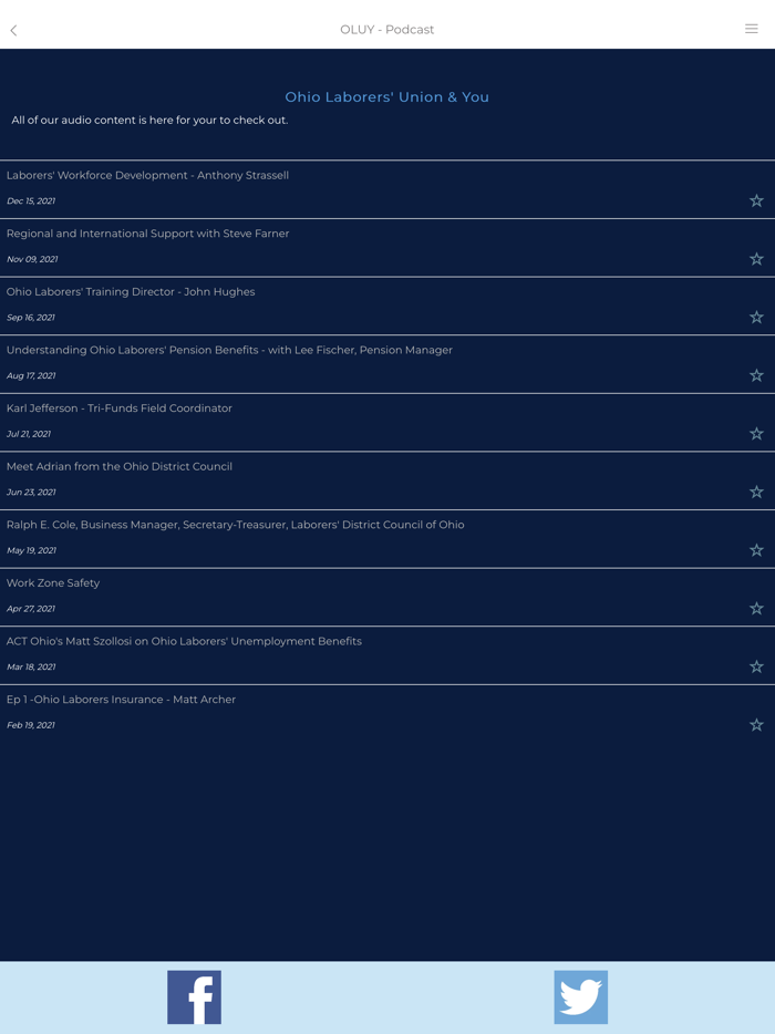 Ohio Laborers Union.