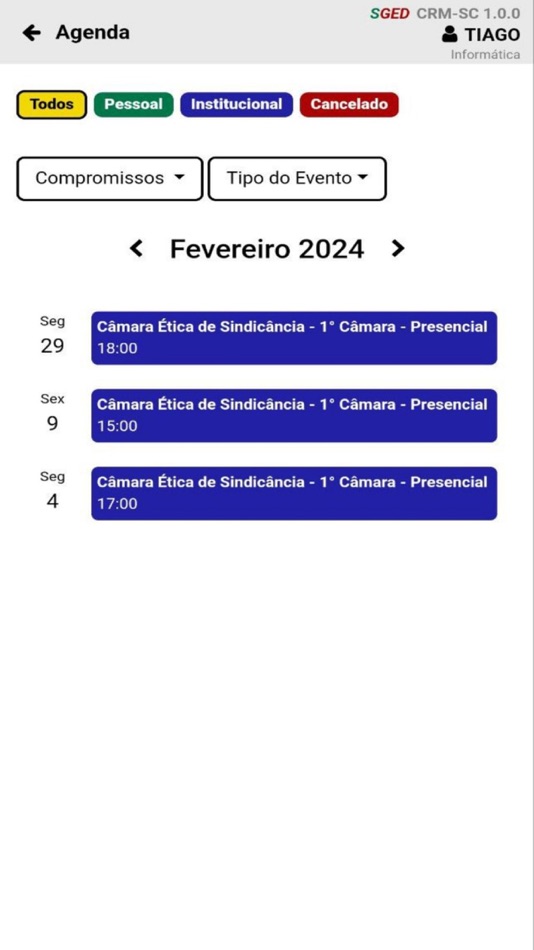 #6. SGED - CRMSC (iOS) بواسطة: Conselho Regional de Medicina do Estado de Santa Catarina - CRM-SC