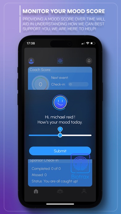 Biotrax Depression Coach Screenshot
