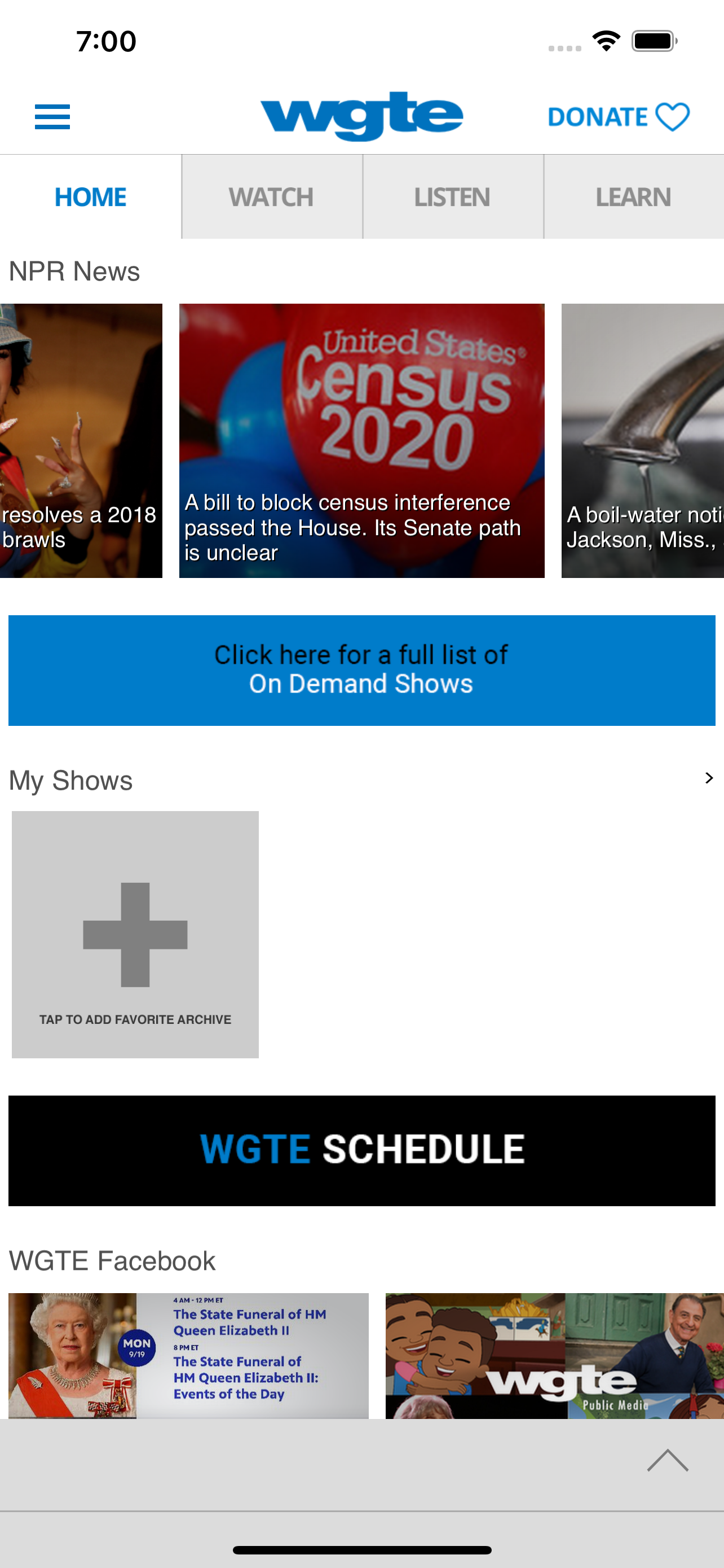 WGTE App