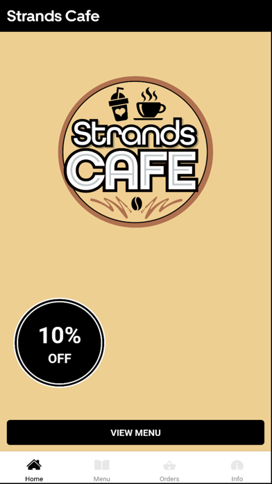 Strands Cafe L20 app screenshot
