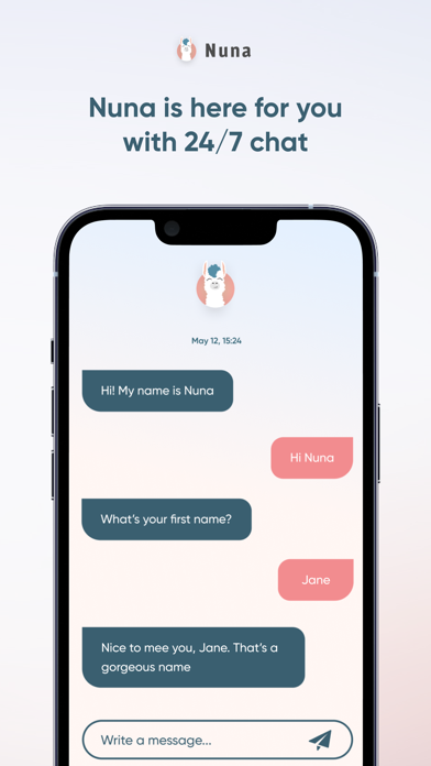 Nuna: Mental Health Companion Screenshot