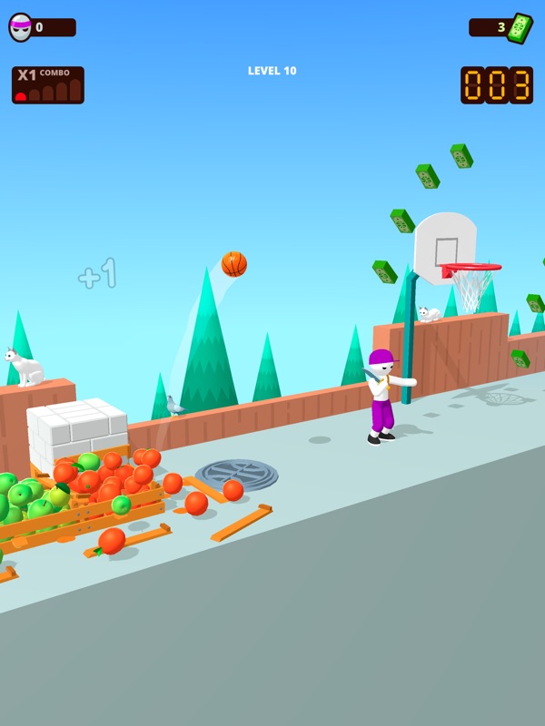 Bounce Dunk - basketball game screenshot 8