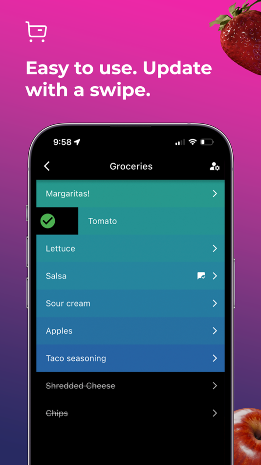 #2. OurList - Shared Shopping List (iOS) 由: DollarUp, LLC