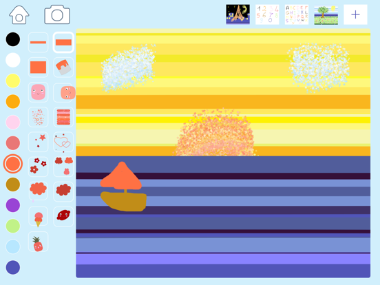 Magic Draw Paint Kid & Toddler iPad screenshot 2 - Education app