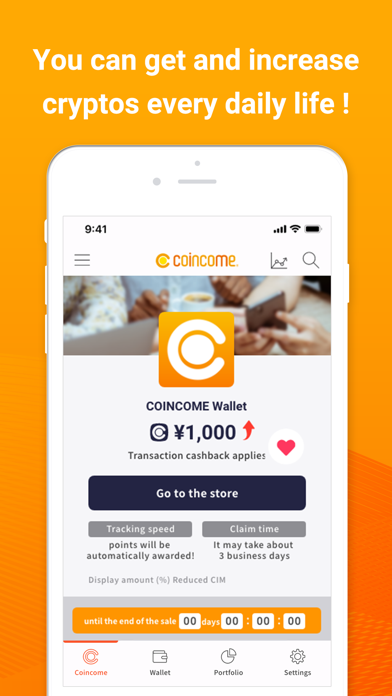 COINCOME - Cryptowallet&Rebate Screenshot