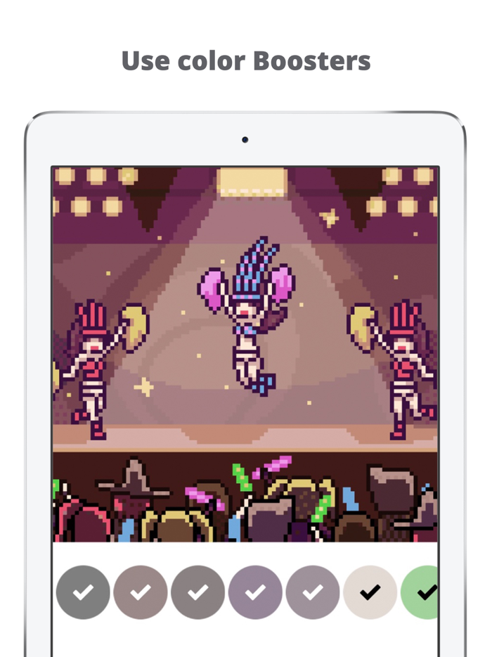 Pixel by number Color art game