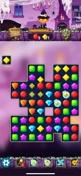 Game screenshot Jewels Witch : match3 puzzle hack