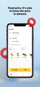 maxim — order taxi & delivery screenshot #2 for iPhone