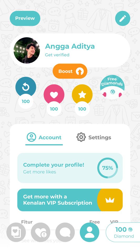 #3. Kenalan.app (iOS) 게시자: Frisidea