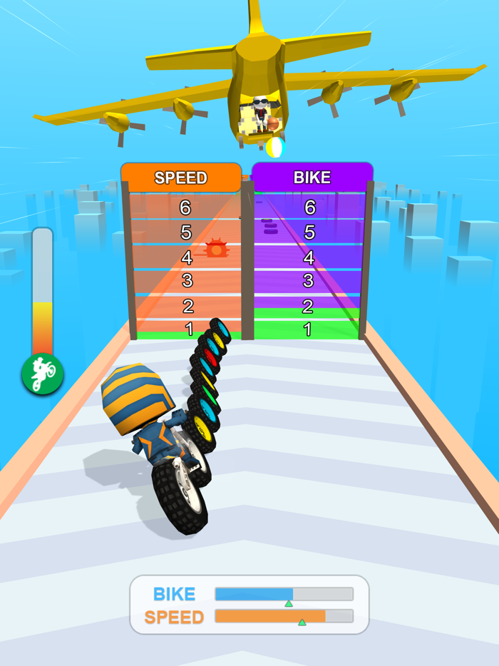 Bike Vs Hijacked Airplane