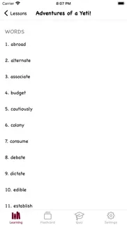 isee & ssat vocabulary iphone screenshot 2