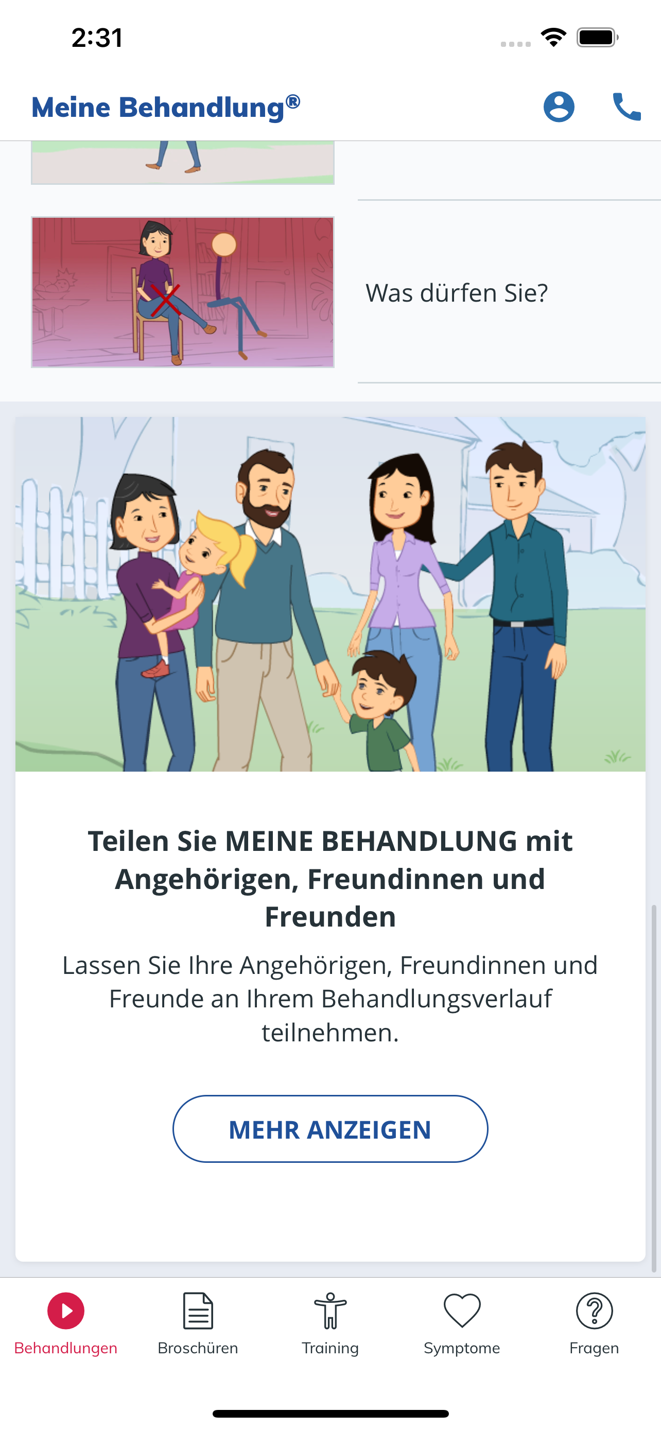 Meine Behandlung