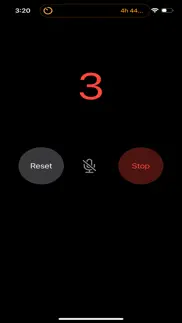 count-in stopwatch iphone screenshot 2