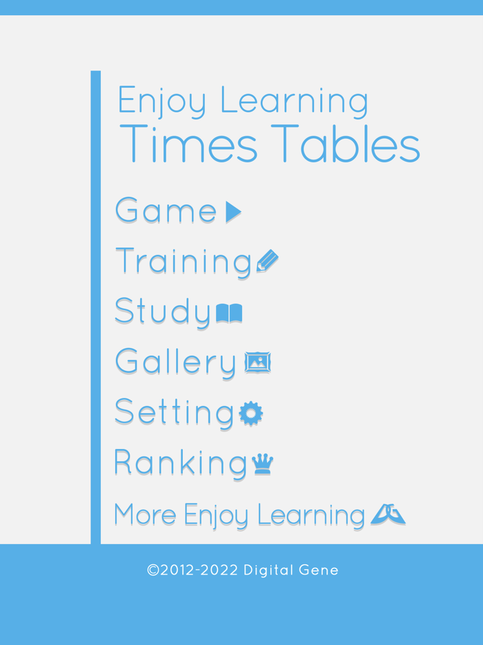 Enjoy Learning Times Tables