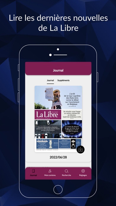 La Libre Journal + Screenshot