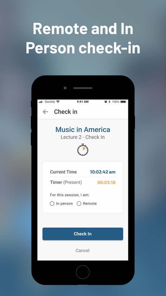 #5. Qwickly Attendance (iOS) De: Qwickly, Inc.
