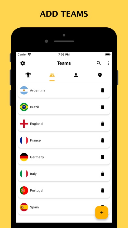 Winner - Tournament Maker App