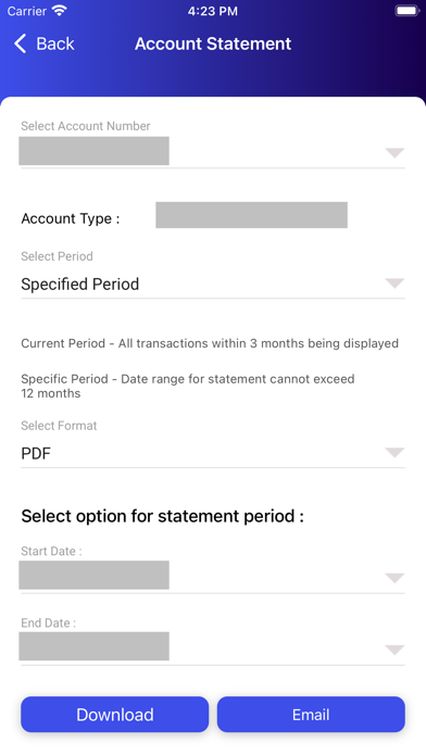 CRGB Mobile Banking Screenshot